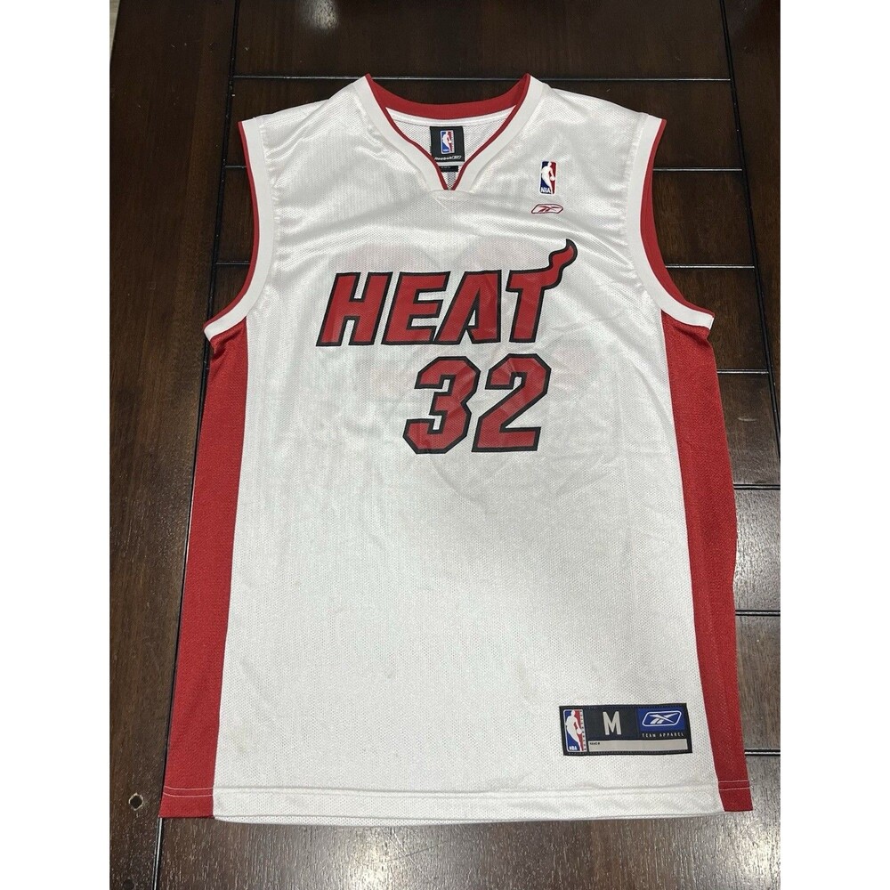 Vintage 2004 Reebok Shaquille O’Neal Miami Heat #32 NBA Swingman Jersey Mens M
